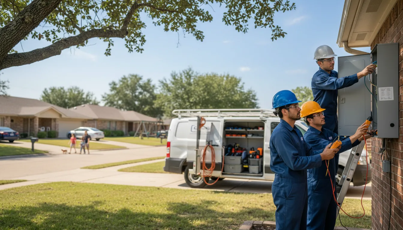 Certified electrician providing emergency electrical services in Soldier, IA